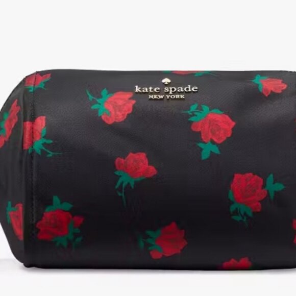Kate Spade Chelsea Rose Toss Printed Medium Cosmetic Case - Picture 5 of 7